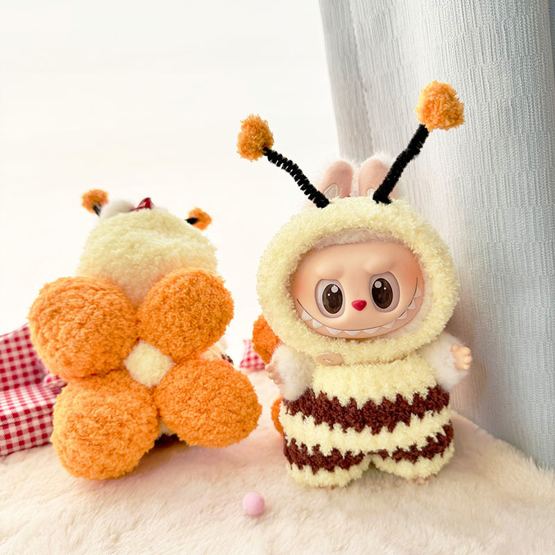 A tiny Labubu wardrobe moment